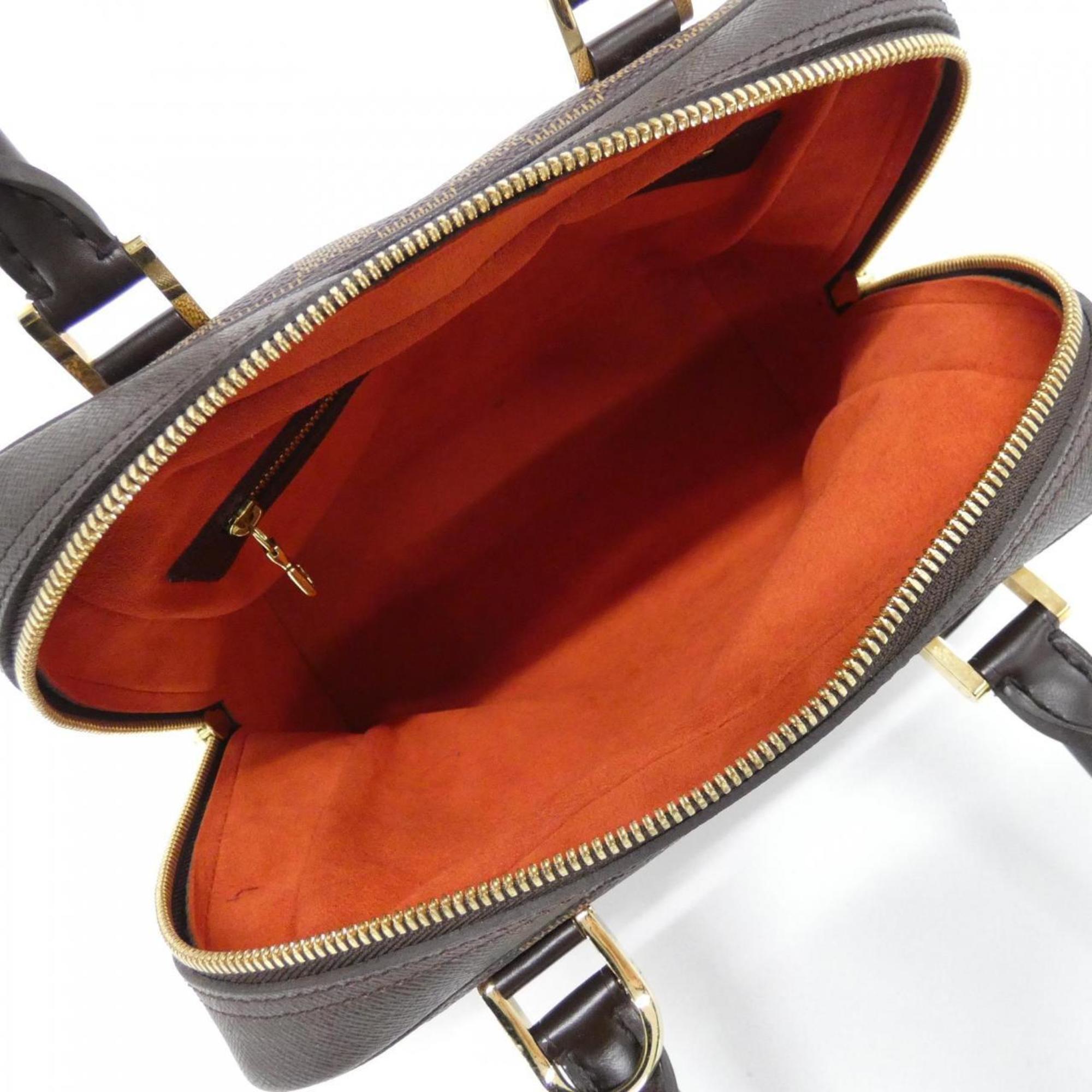 Louis Vuitton Ebene Coated Canvas Handbag