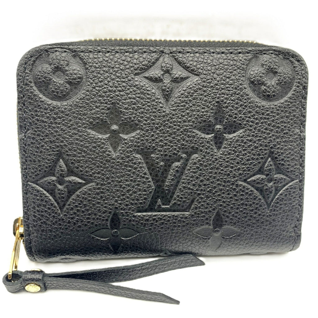 Louis Vuitton Black Noir Monogram Empreinte Coin Purse/Coin Case