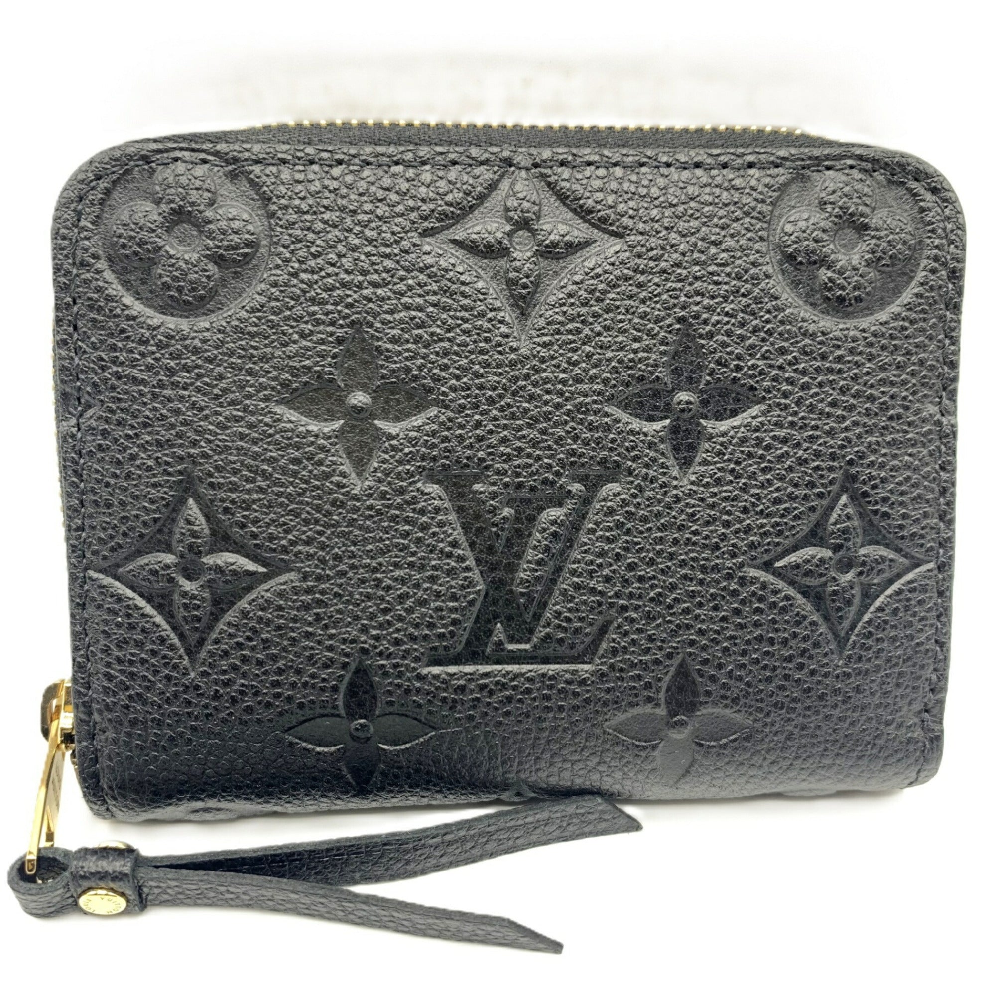 Louis Vuitton Black Noir Monogram Empreinte Coin Purse/Coin Case
