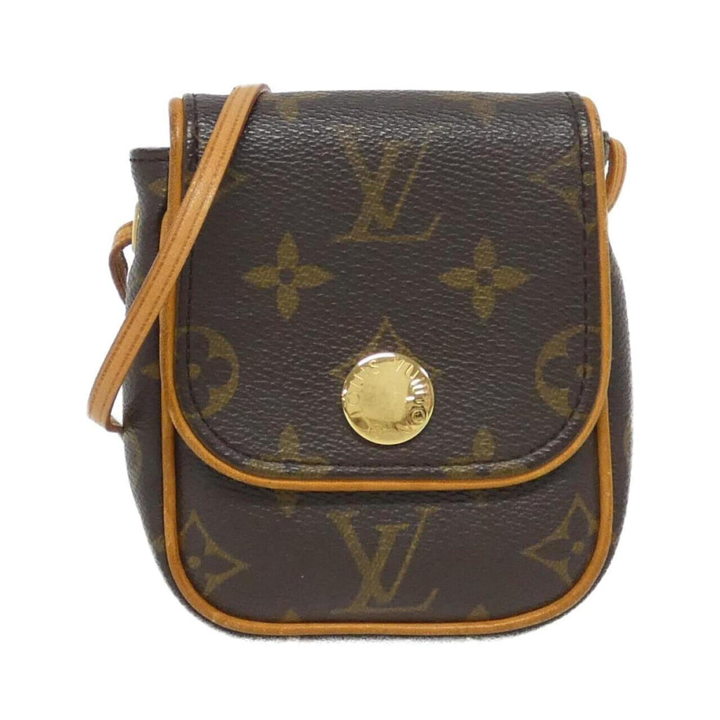 Louis Vuitton Marron Coated Canvas Pochette Shoulder Bag