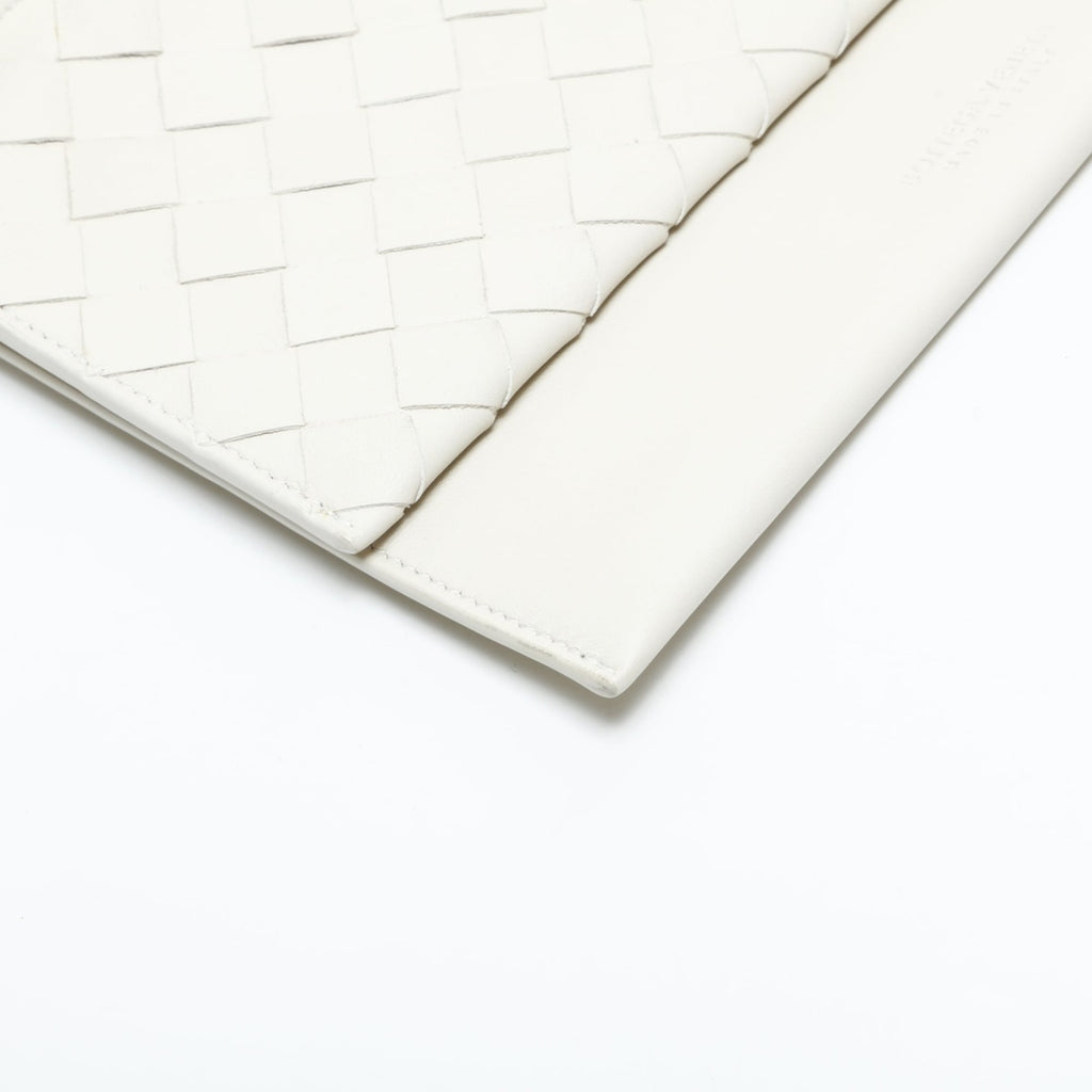 Bottega Veneta White Leather Shoulder Bag