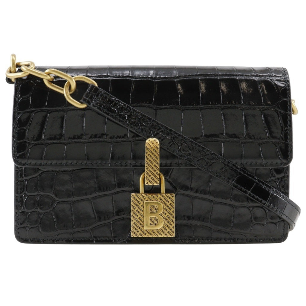 Balenciaga Black Leather Shoulder