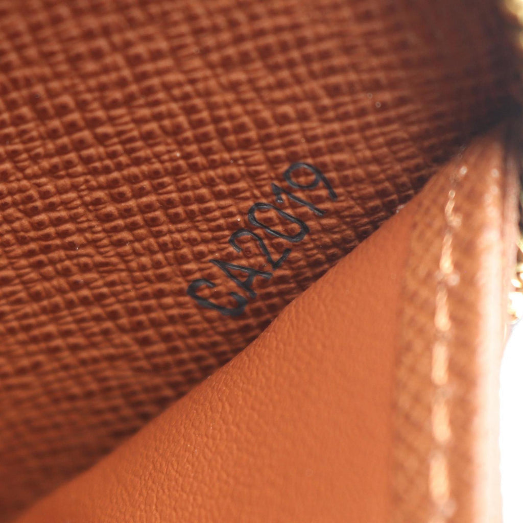 Louis Vuitton Brown Coated Canvas Long Wallet