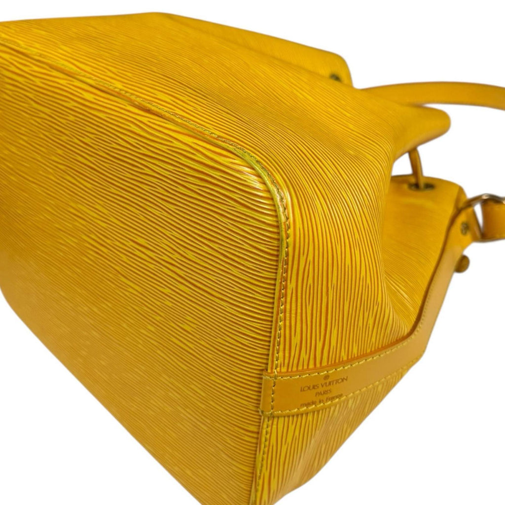 Louis Vuitton Epi Yellow Epi Leather Shoulder Bag