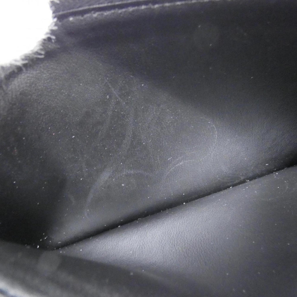 Louis Vuitton Black Leather Long Wallet