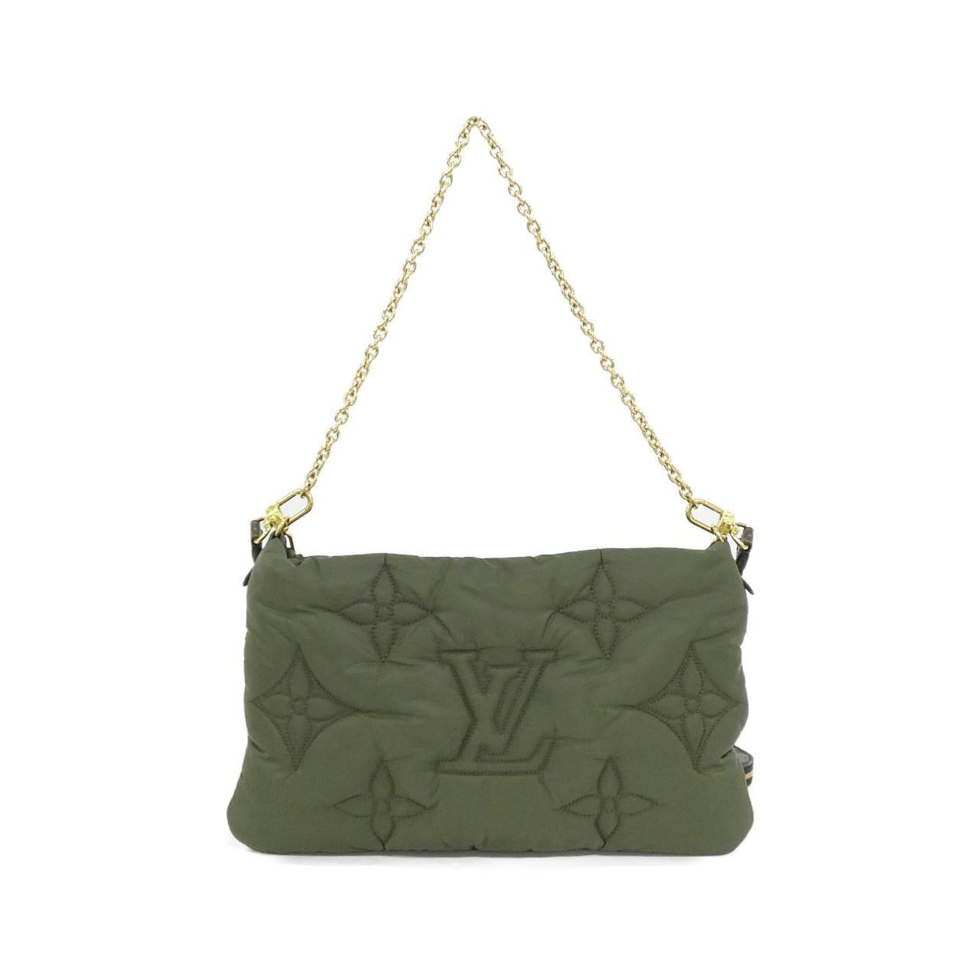 Louis Vuitton Beige Khaki Pochette Shoulder Bag