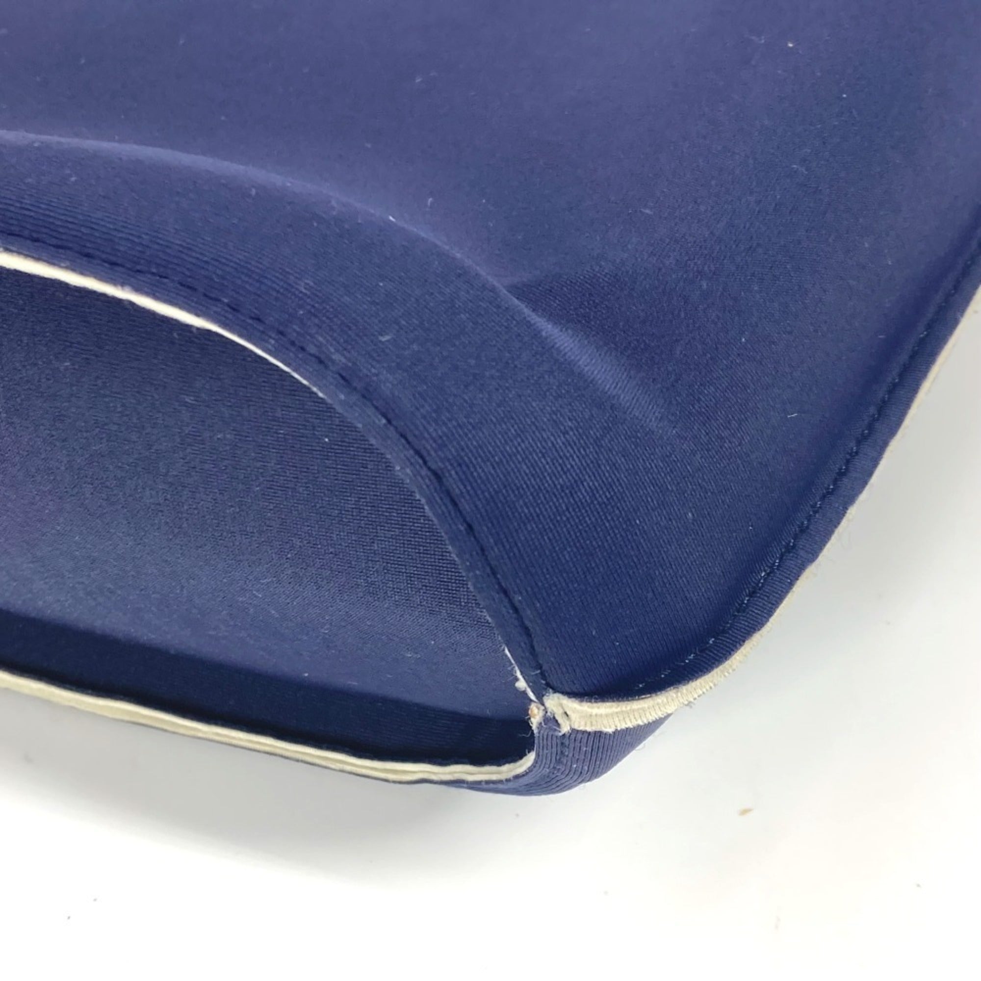 Chanel Navy Polyamide Handbag Tote Bag
