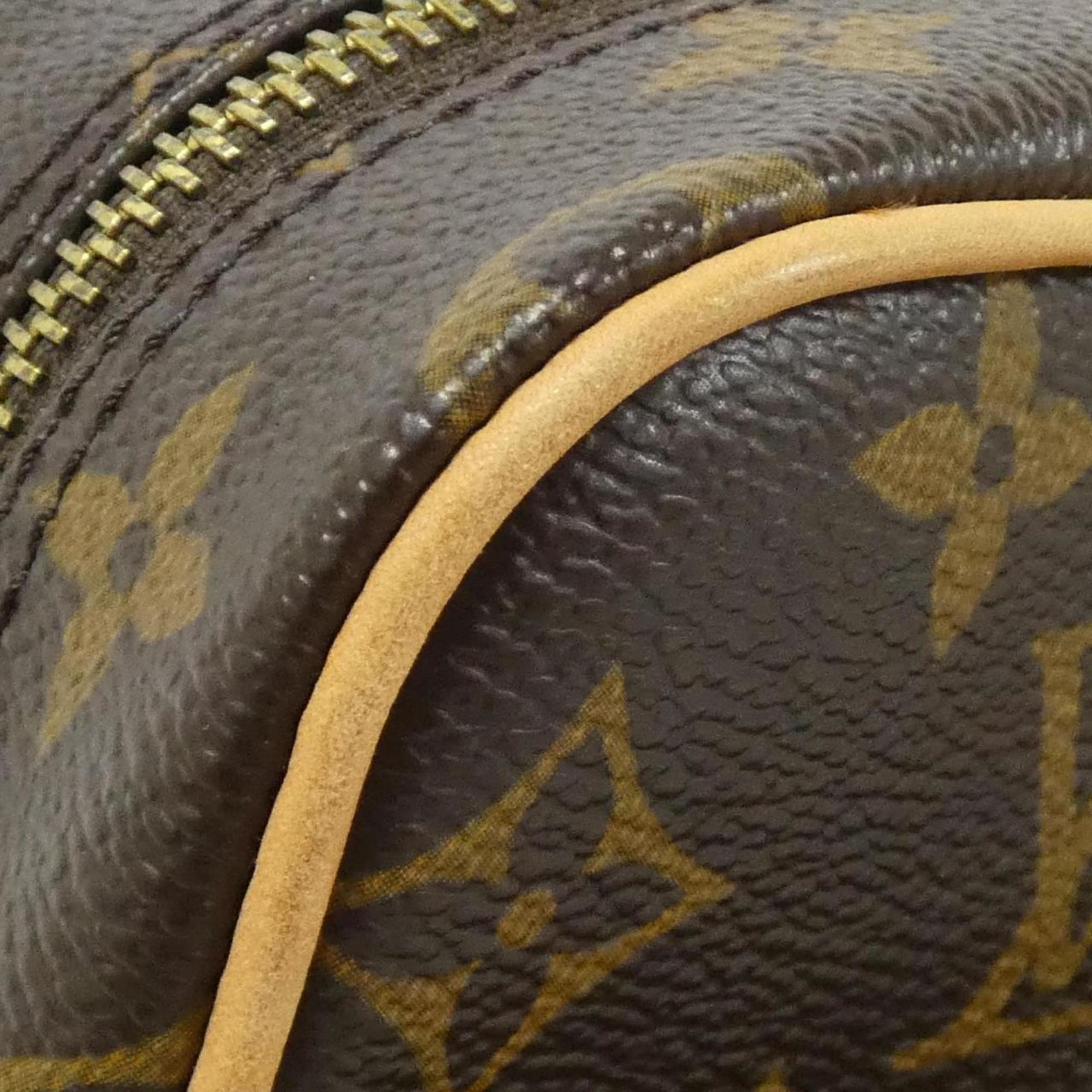 Louis Vuitton Brown Coated Canvas Shoulder Bag