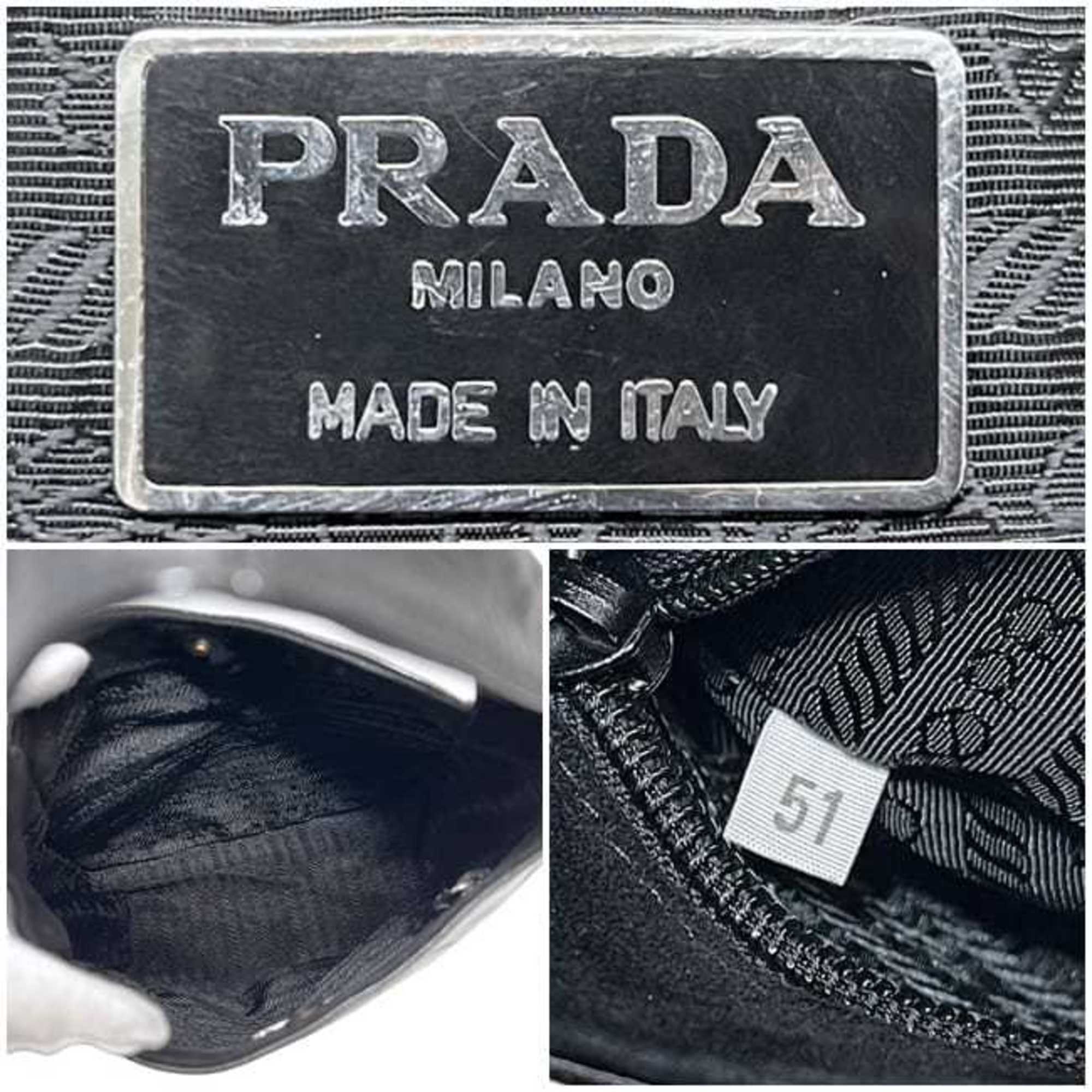 Prada Black Nero Patent Leather Handbag Tote Bag