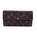 Louis Vuitton Brown Monogram Monogram Leather Long Wallet