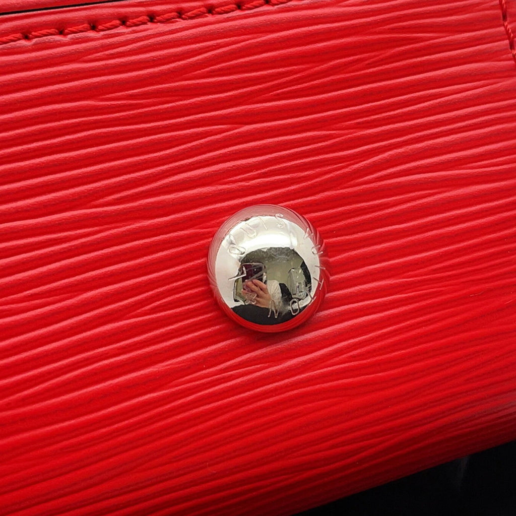 Louis Vuitton Red Color Epi Leather Handbag