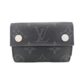Louis Vuitton Black Coated Canvas Card Wallet
