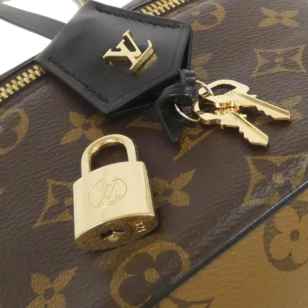 Louis Vuitton Marron Coated Canvas Handbag