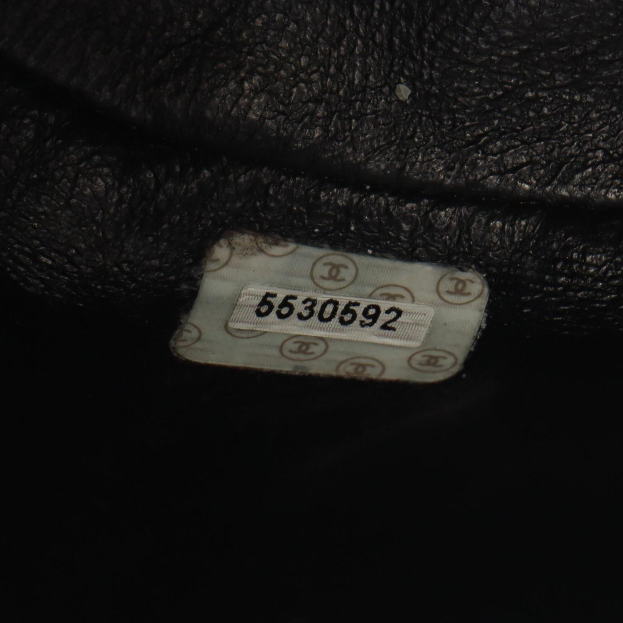 Chanel Black Leather Backpack Handbag