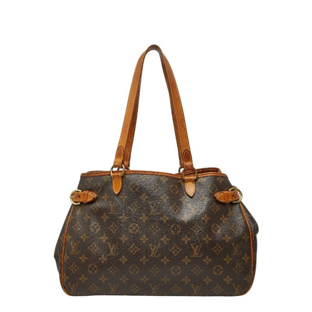 Louis Vuitton Brown Pvc Shoulder Bag Tote Bag