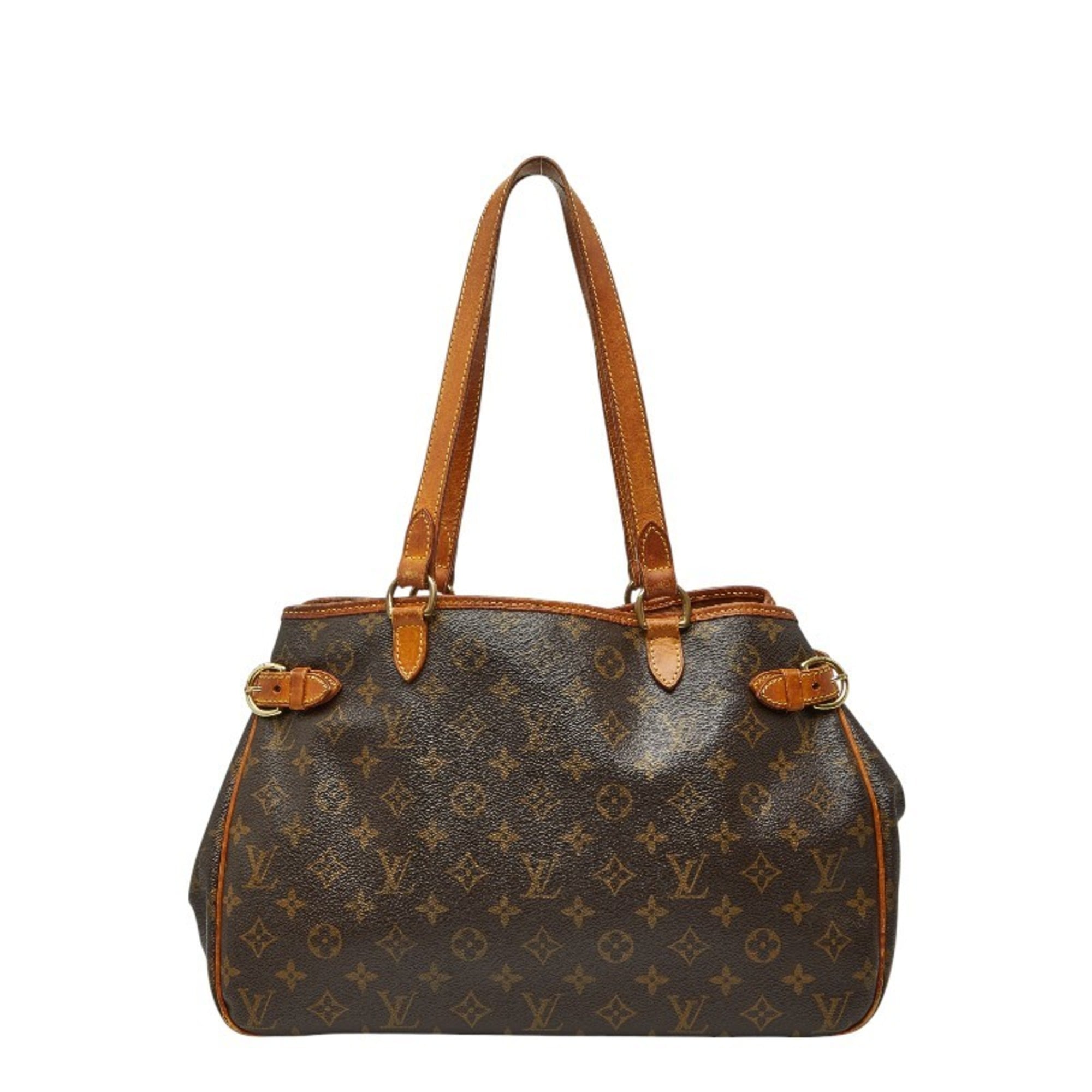 Louis Vuitton Brown Pvc Shoulder Bag Tote Bag