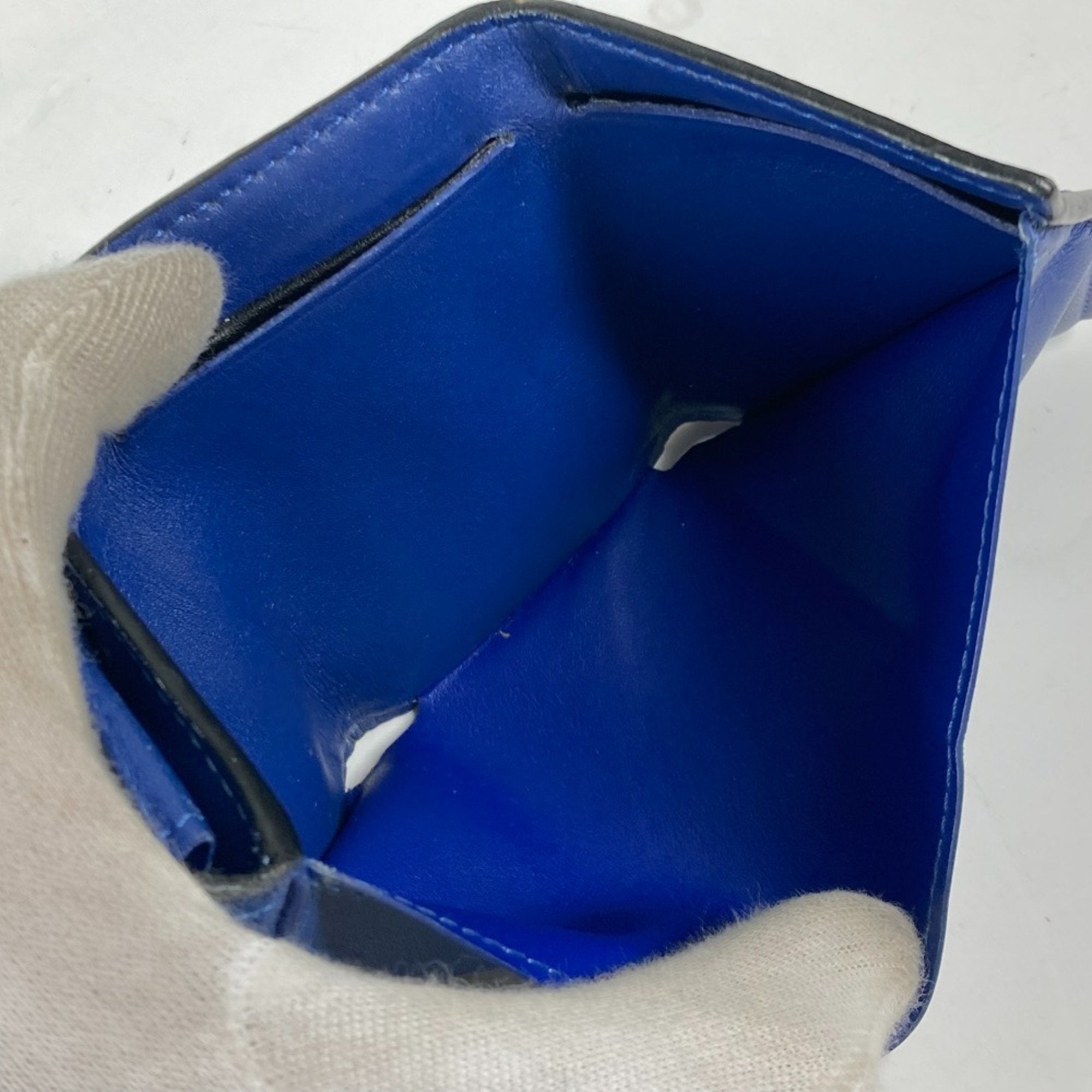 Louis Vuitton Blue Taigarama Monogram Wallet (Tri-Fold)