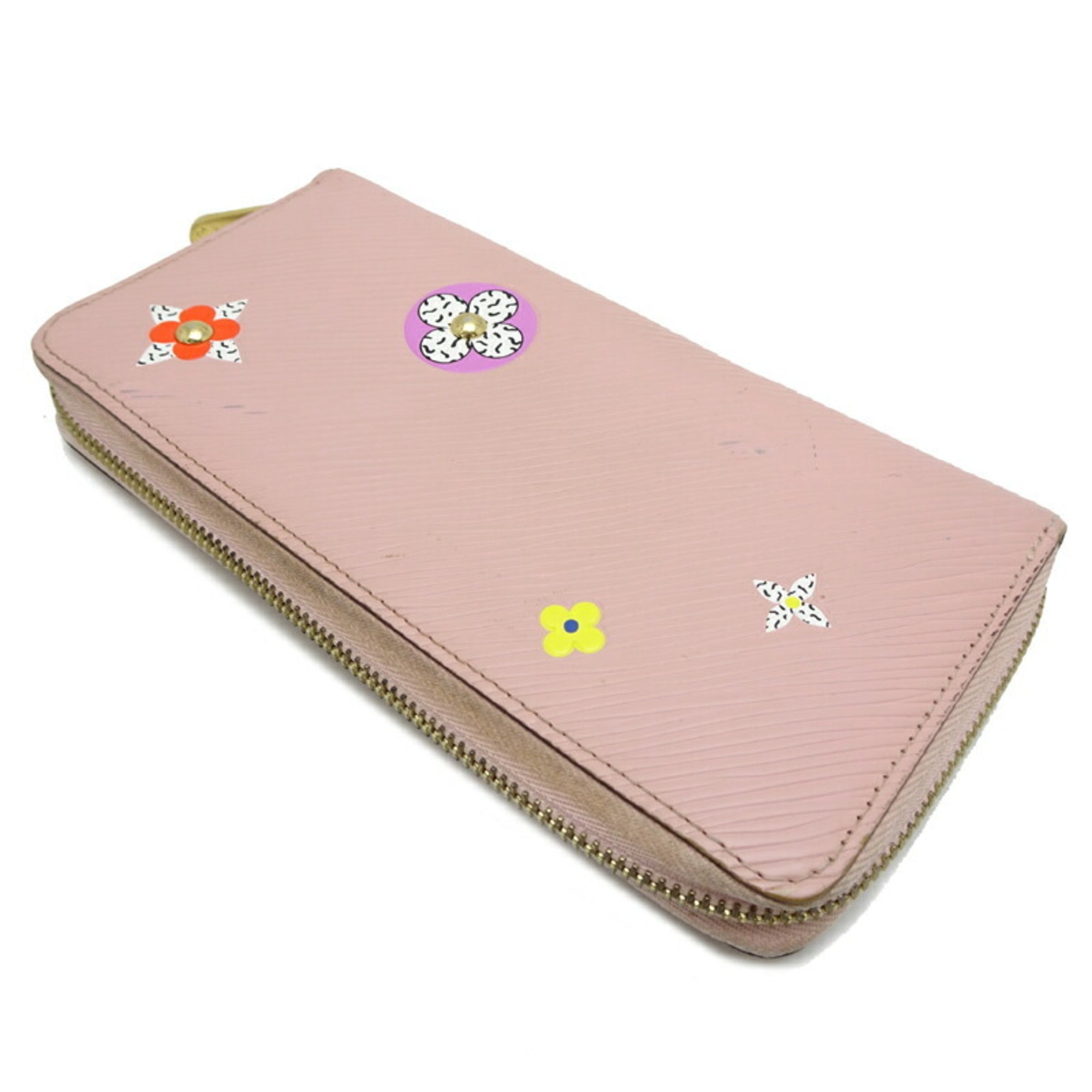 Louis Vuitton Pink Rose Ballerine Epi Leather Long Wallet