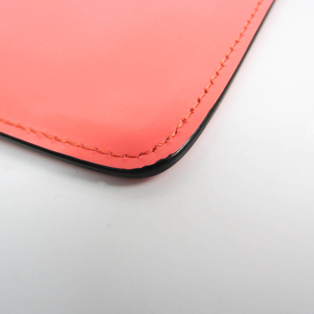 Celine Salmon Pink Leather Clutch Bag