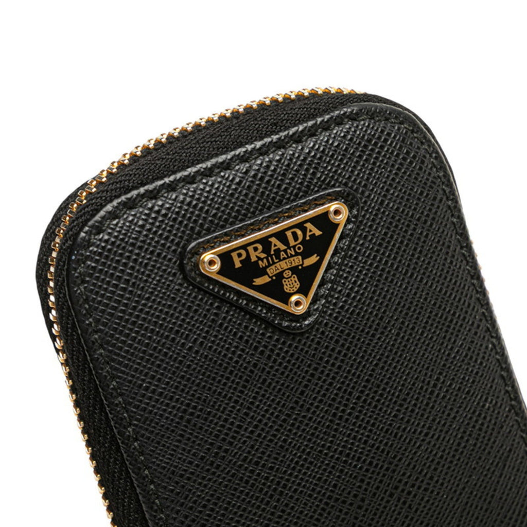 Prada Black Leather Shoulder Bag