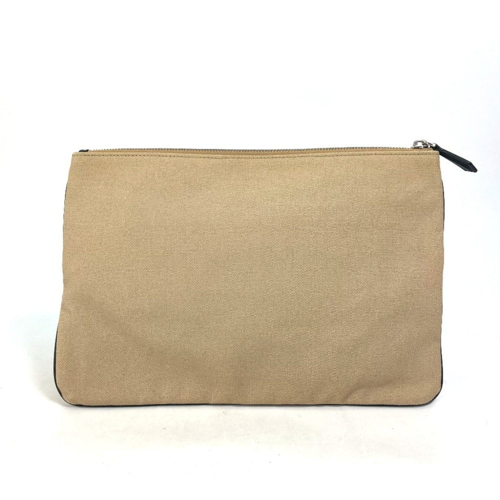 Fendi Beige Cloth Clutch Bag