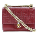 Fendi Red Color Leather Shoulder Bag