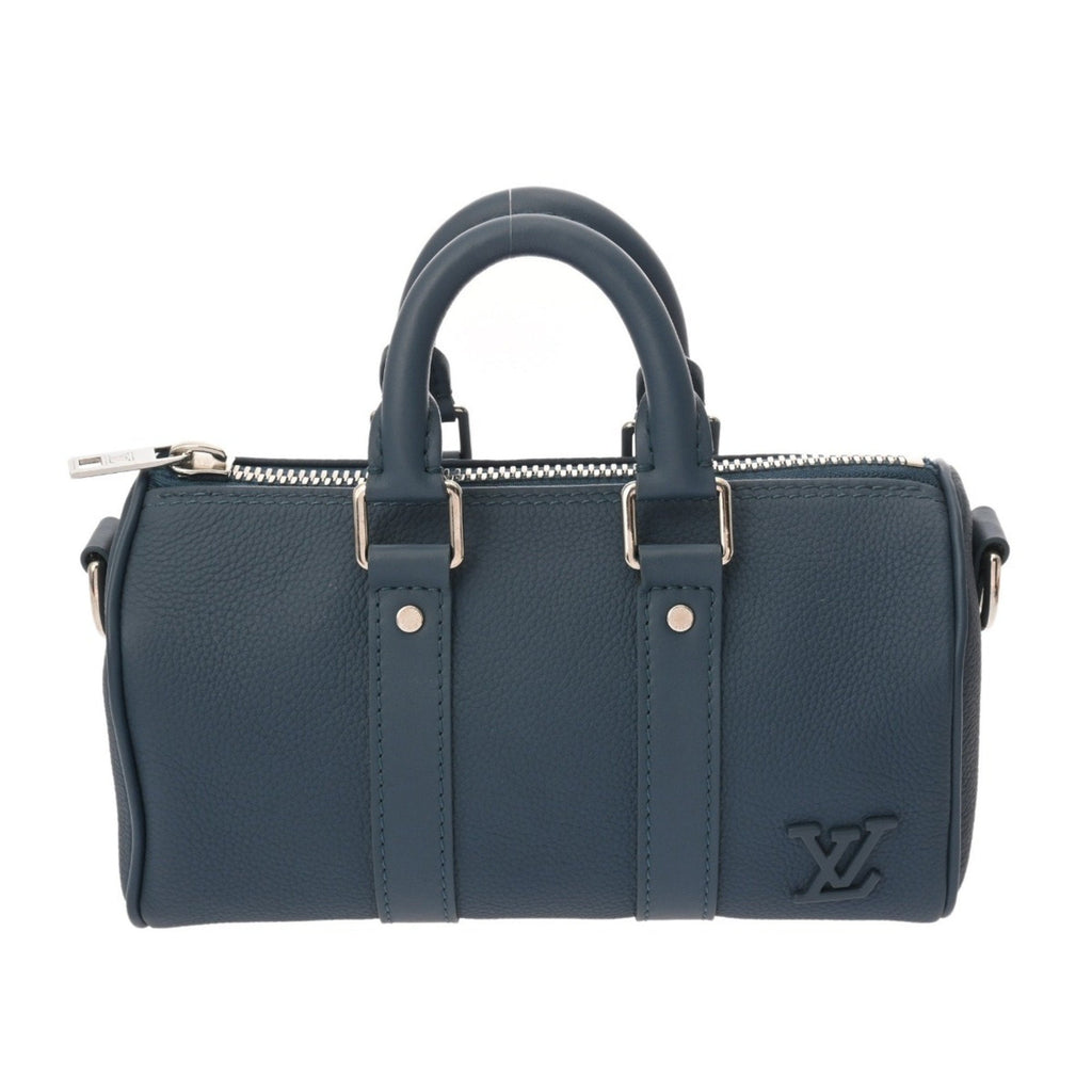 Louis Vuitton Blue Leather Handbag