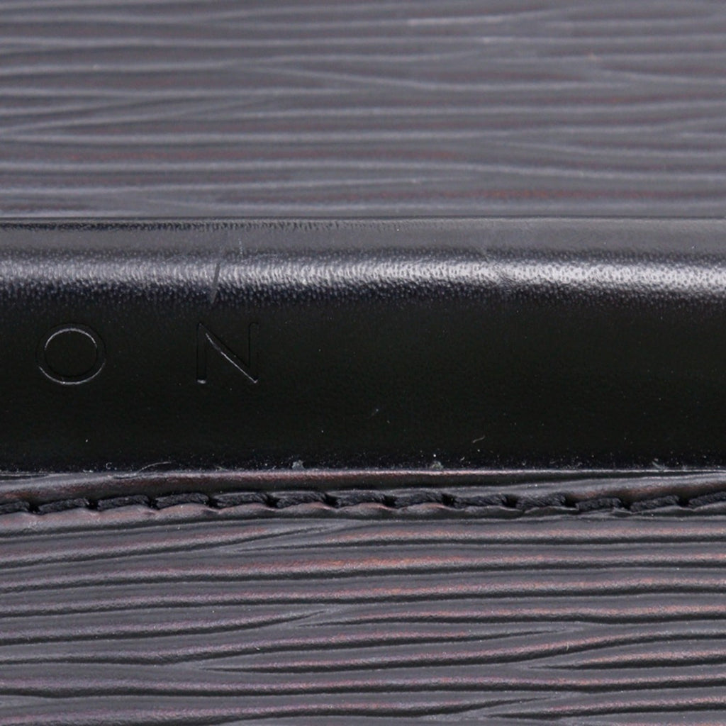 Louis Vuitton Black Noir Epi Leather Shoulder Bag