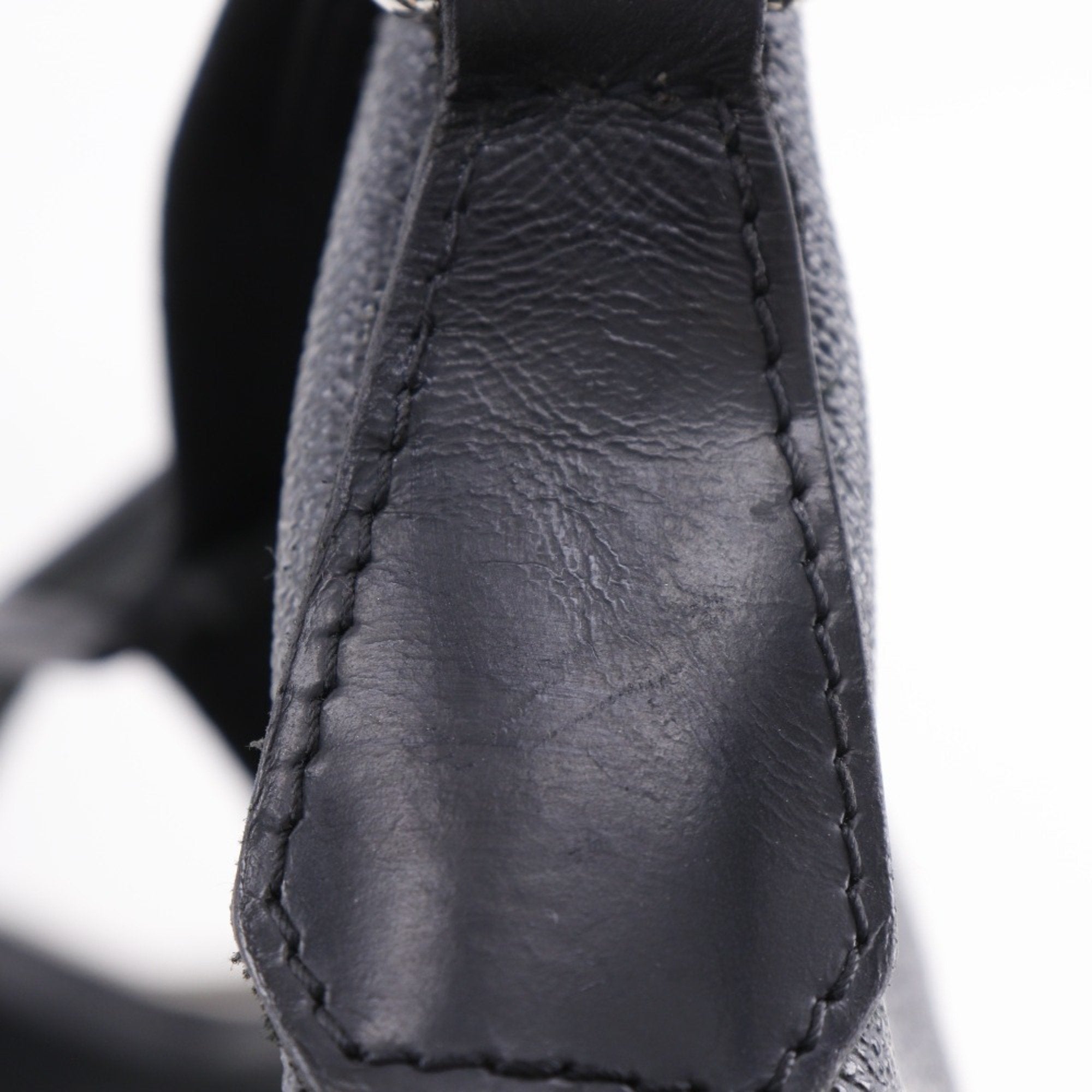 Louis Vuitton Black Damier Graphite Canvas Shoulder Bag