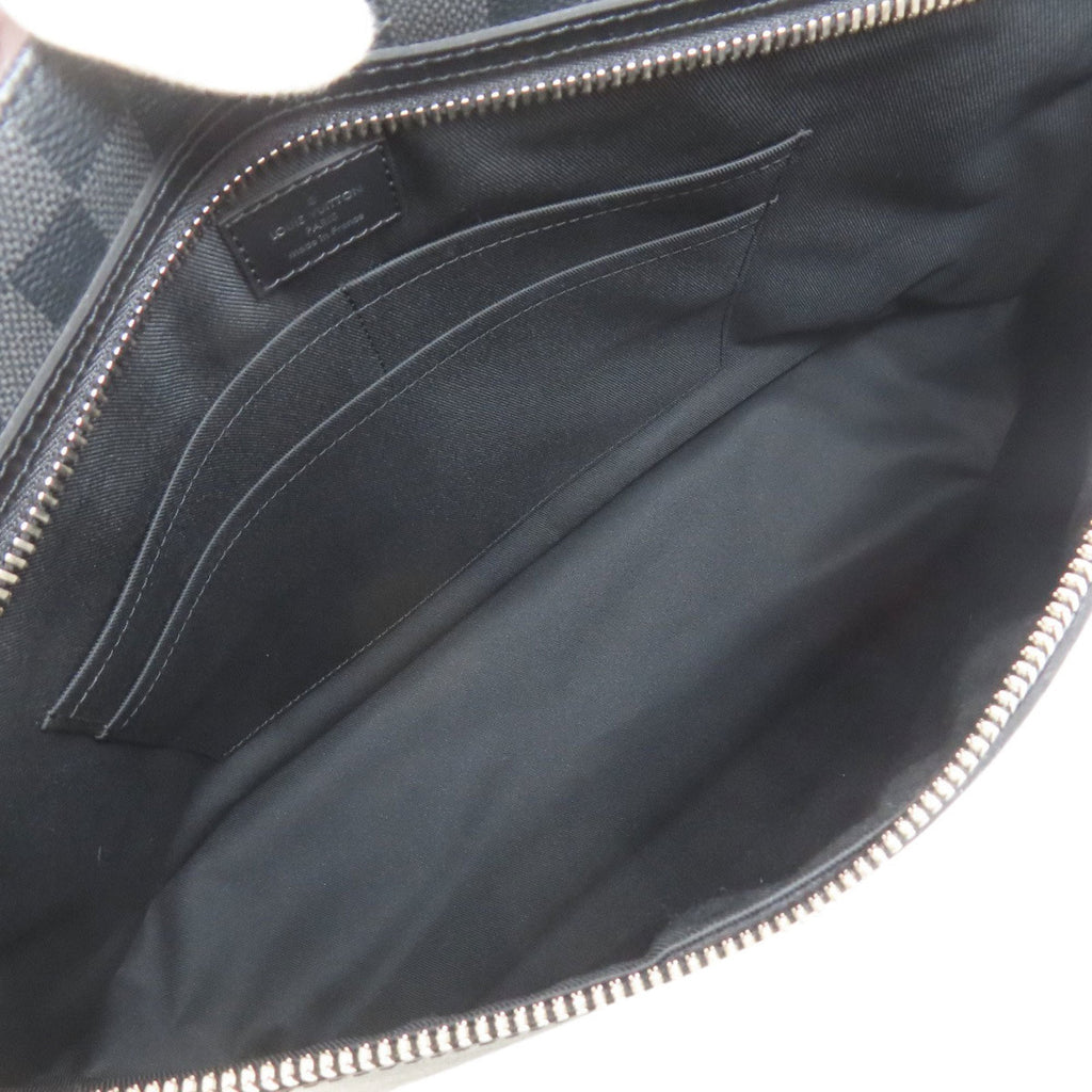 Louis Vuitton Black Damier Canvas Shoulder Bag