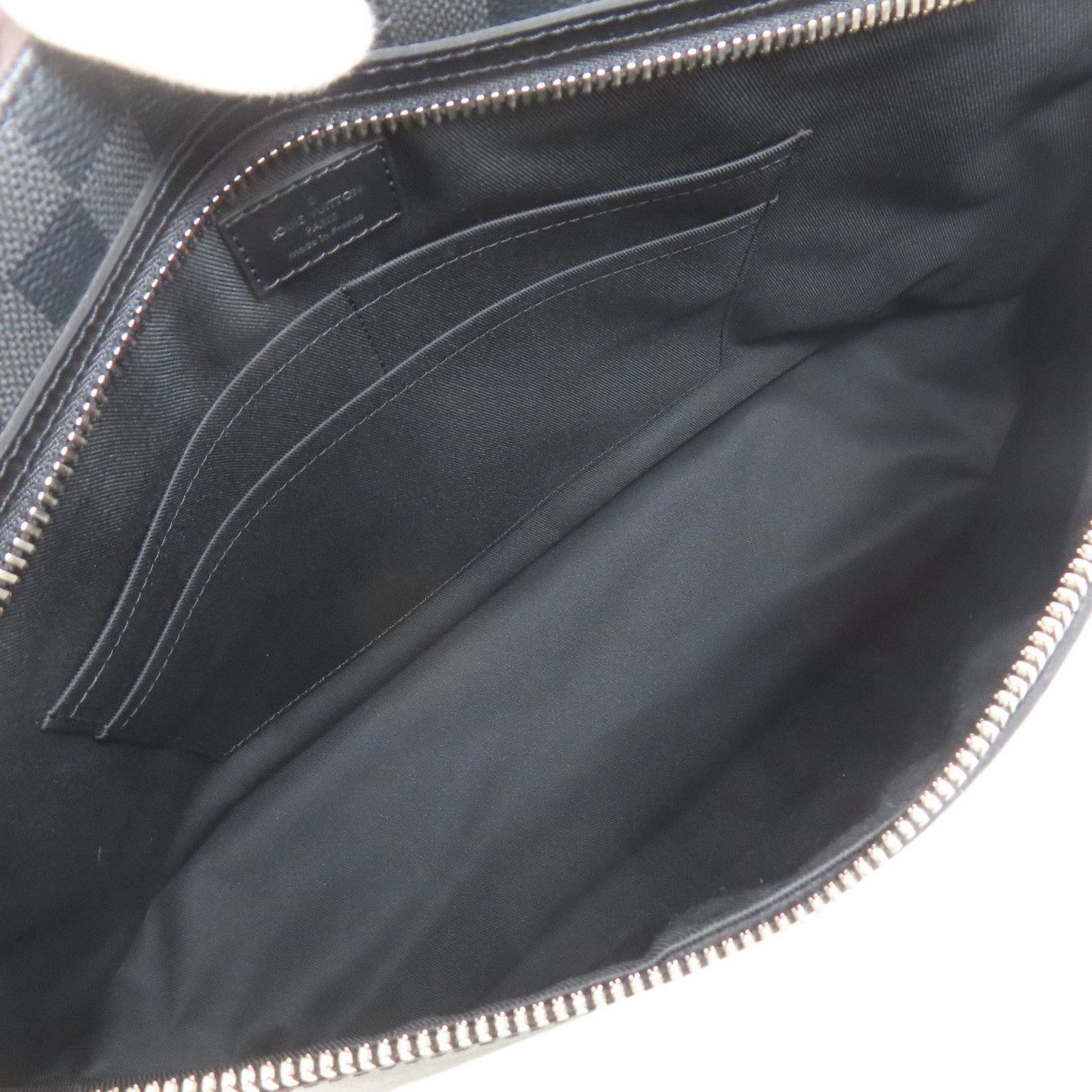 Louis Vuitton Black Damier Canvas Shoulder Bag