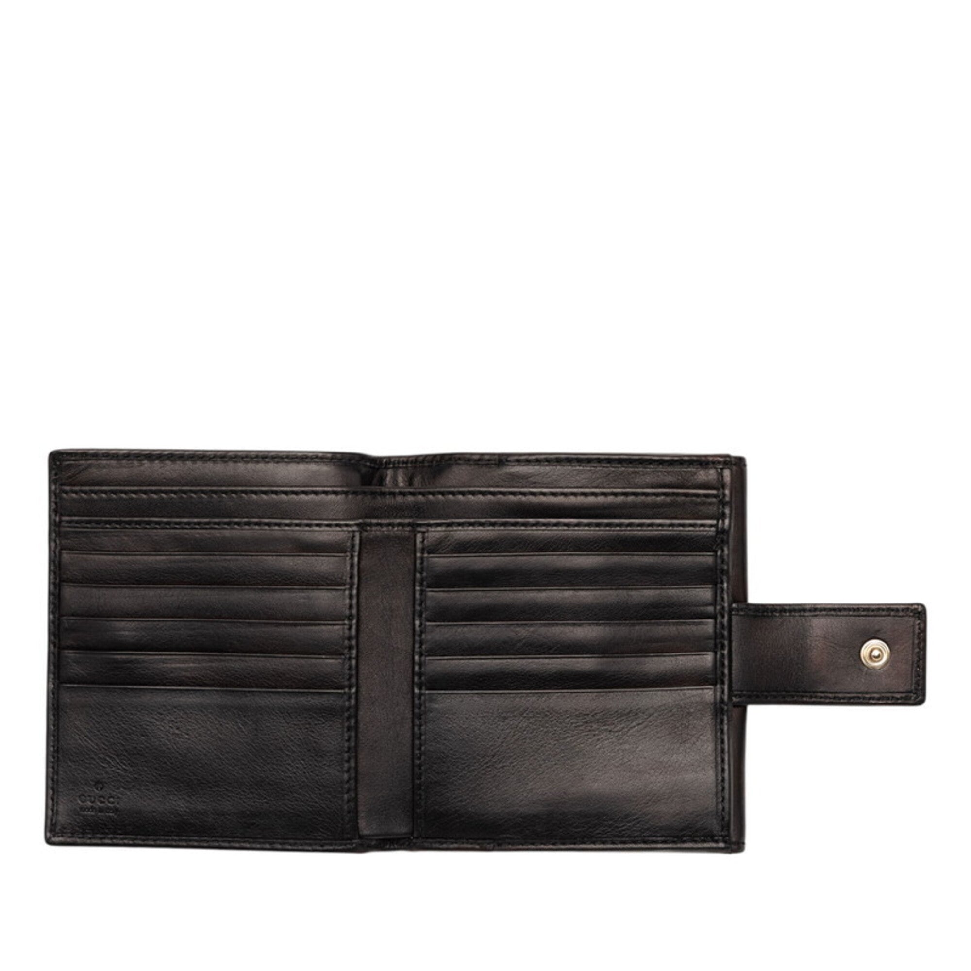 Gucci Black Leather Wallet (Bi-Fold) (Pre-Owned)