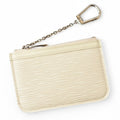 Louis Vuitton Lv Off White Off-White Leather Coin Purse/Coin Case