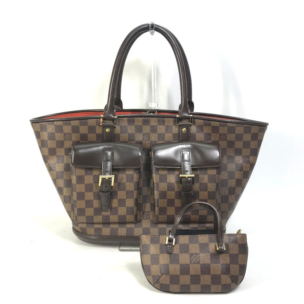 Louis Vuitton Damier Brown Ebene Damier Canvas Shoulder Bag Tote Bag