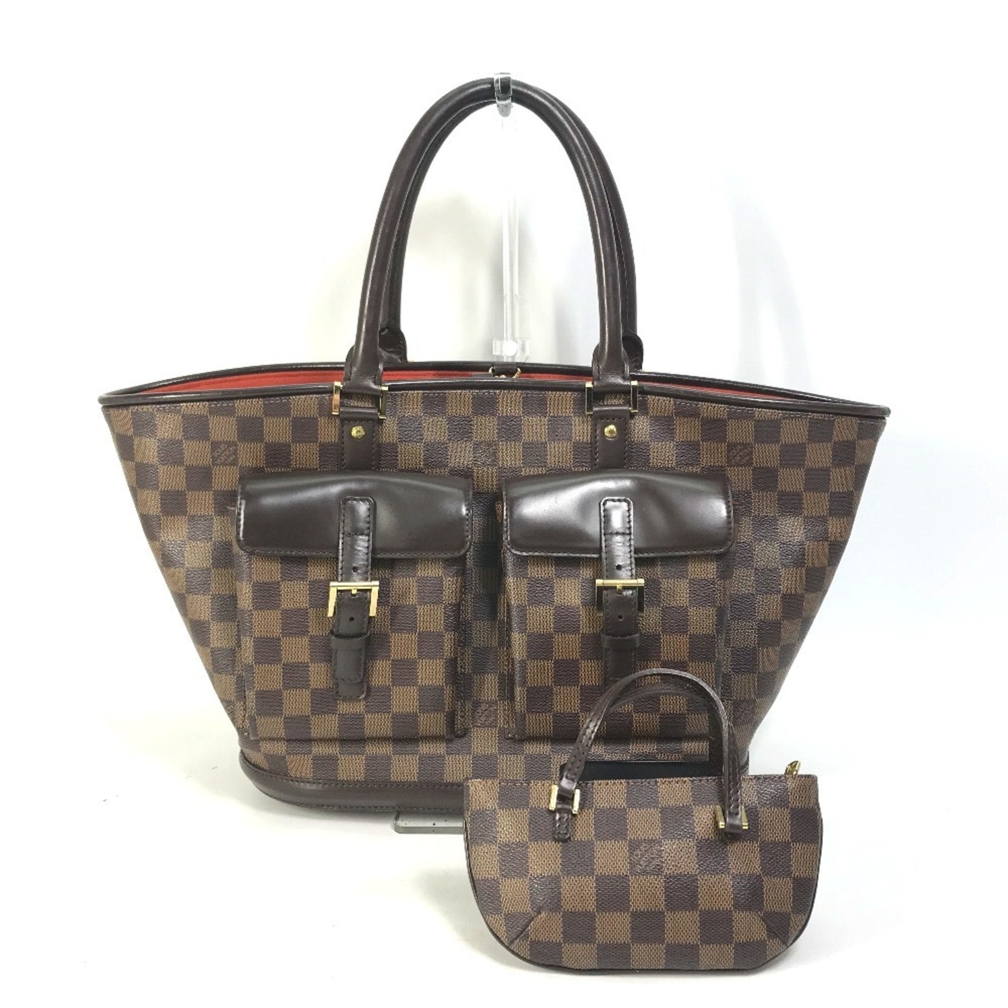 Louis Vuitton Damier Brown Ebene Damier Canvas Shoulder Bag Tote Bag