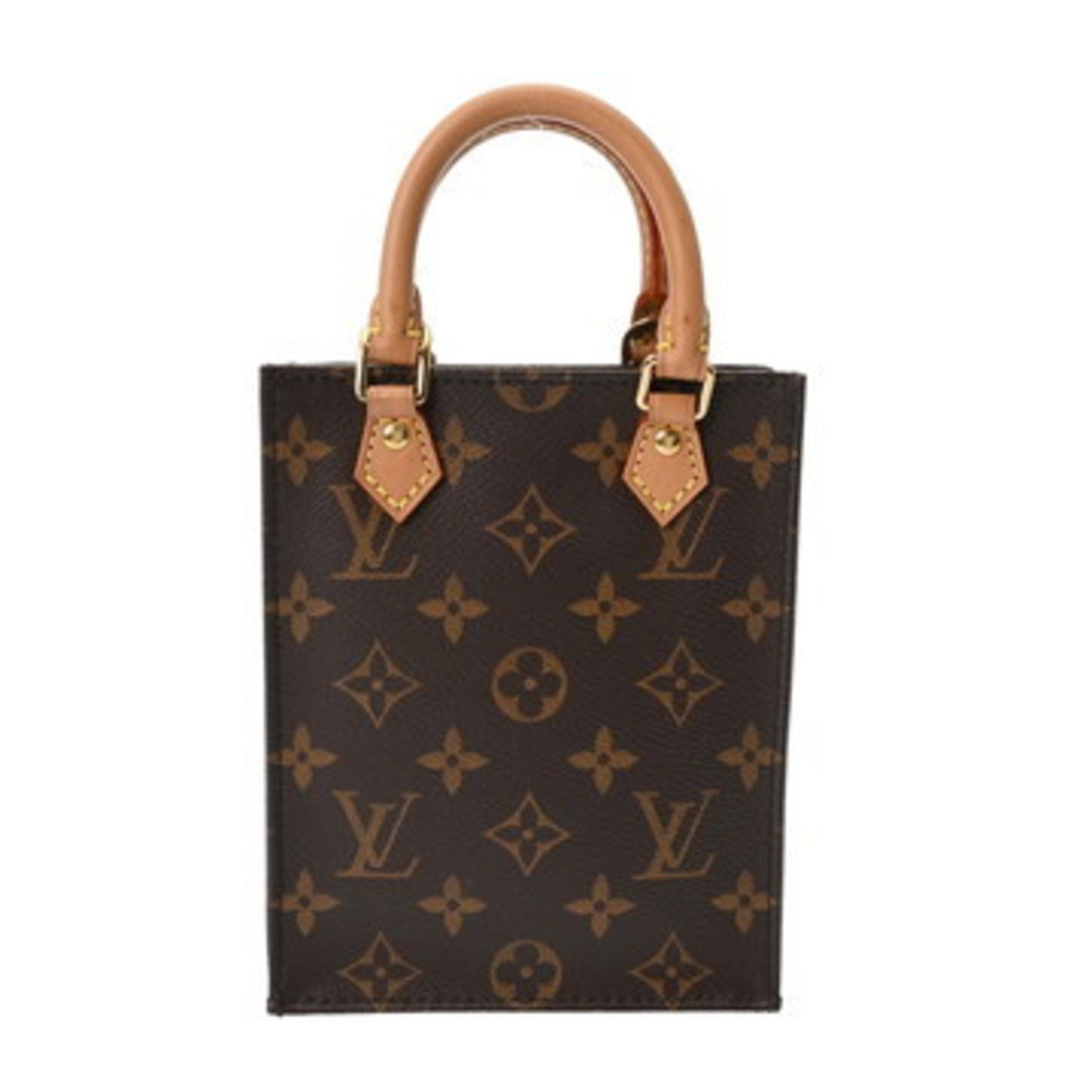 Louis Vuitton Brown Monogram Canvas Handbag