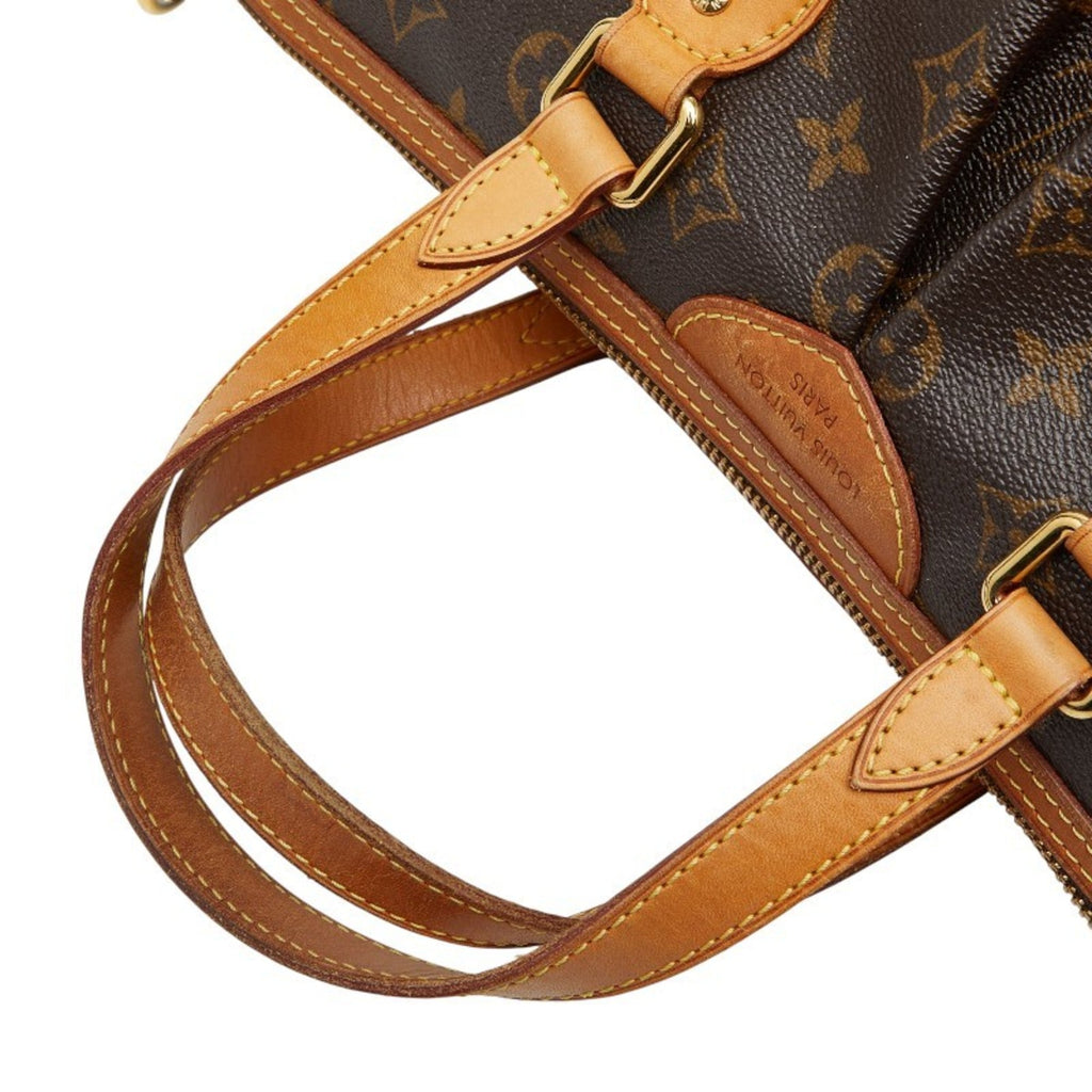 Louis Vuitton Brown Pvc Leather Handbag Shoulder Bag