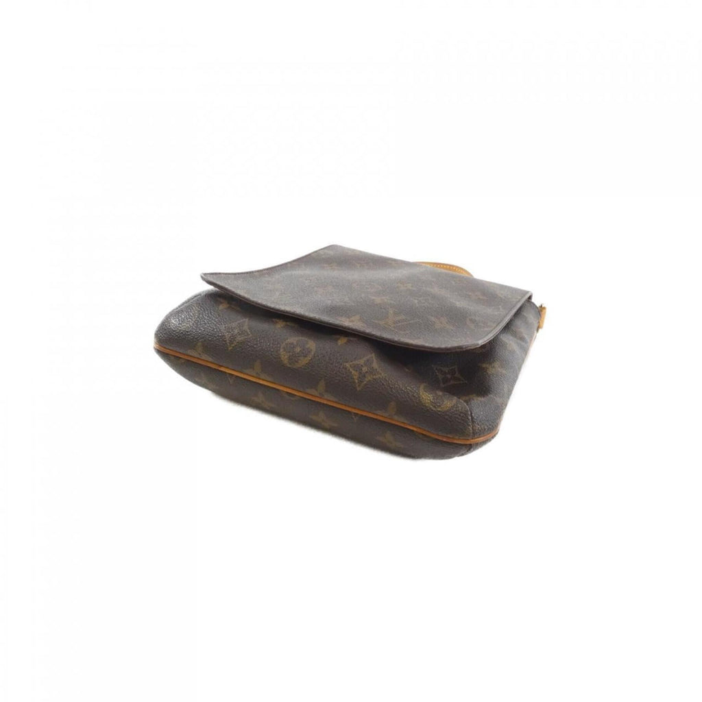 Louis Vuitton Brown Coated Canvas Shoulder Bag