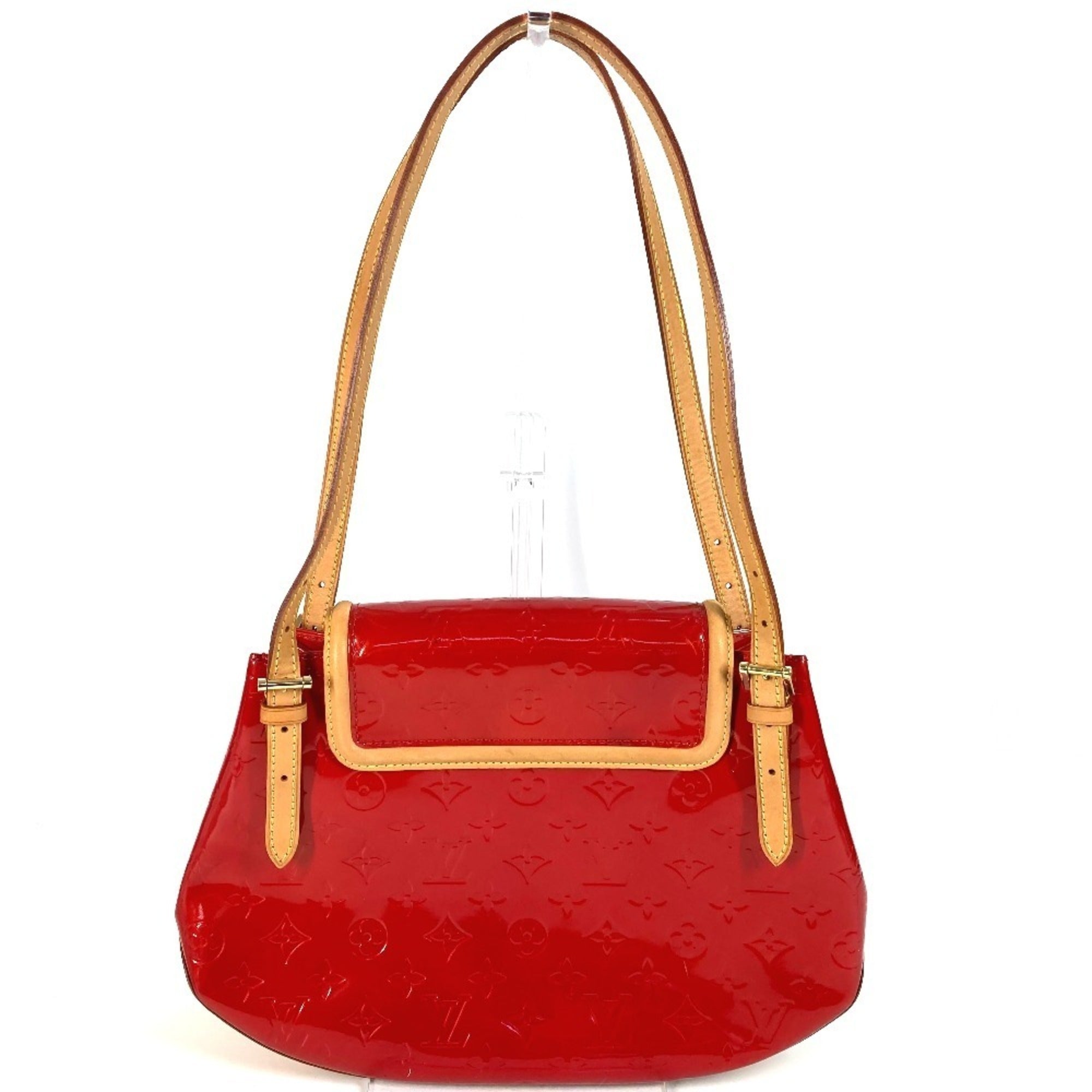 Louis Vuitton Monogram Vernis Red Color Rouge Monogram Vernis Shoulder Bag
