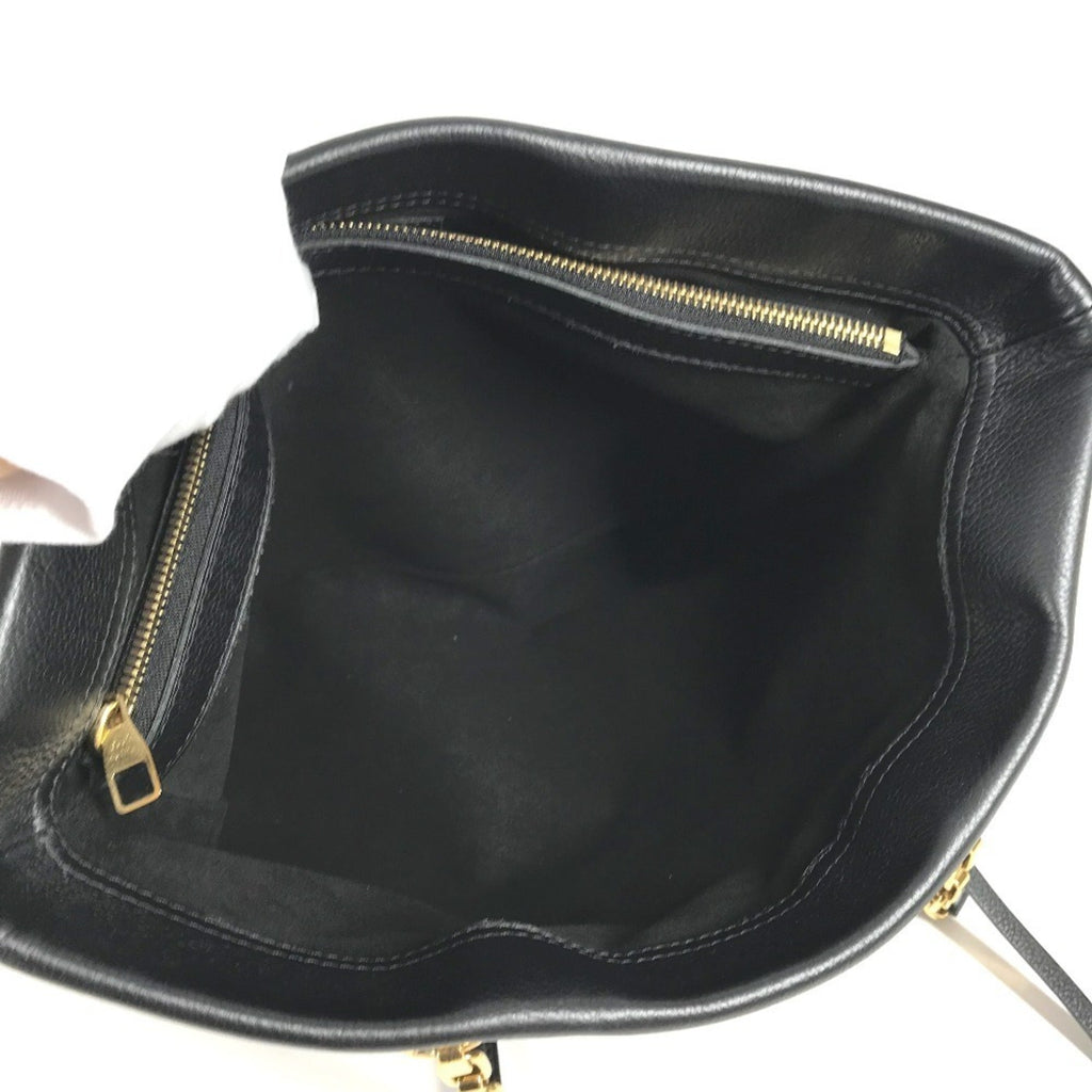 Louis Vuitton Black Brown Monogram Monogram Shoulder Bag Tote Bag