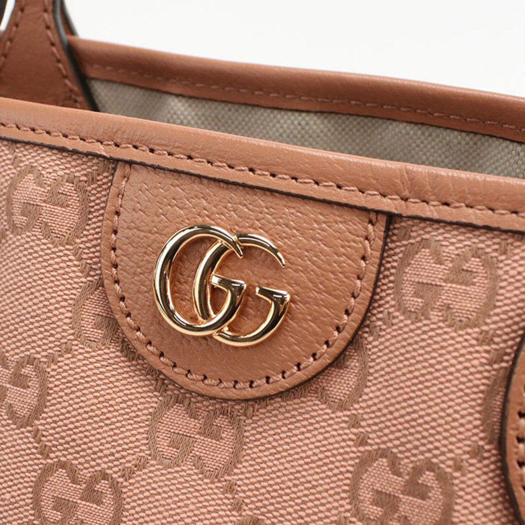 Gucci Pink Gg Canvas Tote Bag (Pre-Owned)