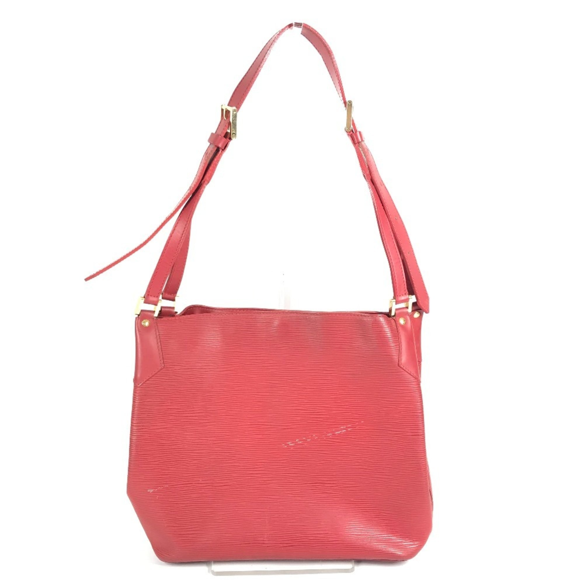 Louis Vuitton Red Color Epi Leather Shoulder Bag