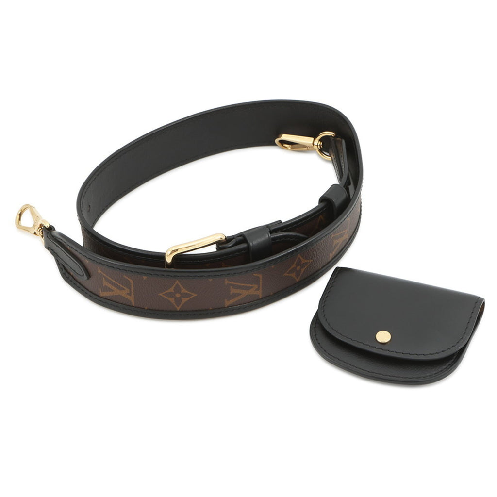 Louis Vuitton Noir Leather Shoulder Bag
