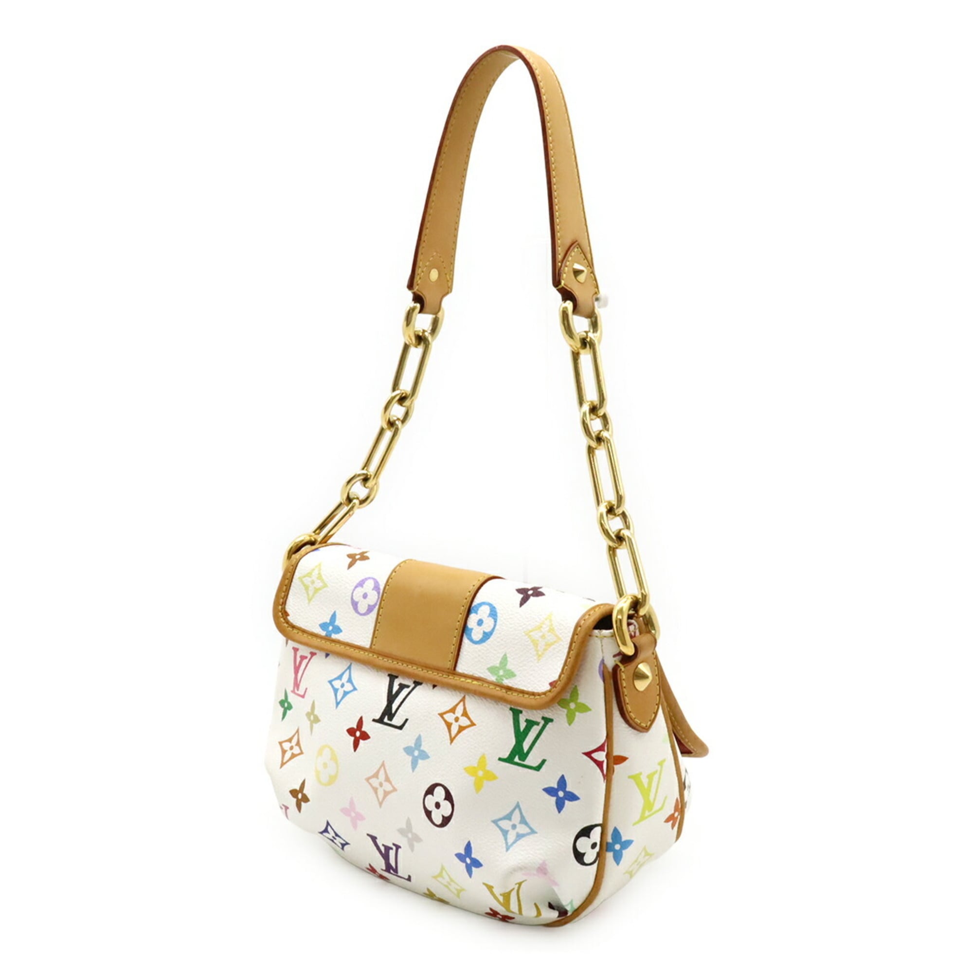 Louis Vuitton Monogram Multicolore Blanc Monogram Multicolore Shoulder Bag