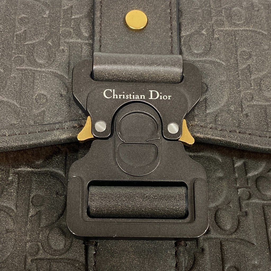 Christian Dior Brown Leather Shoulder Bag (Pre-Owned)
