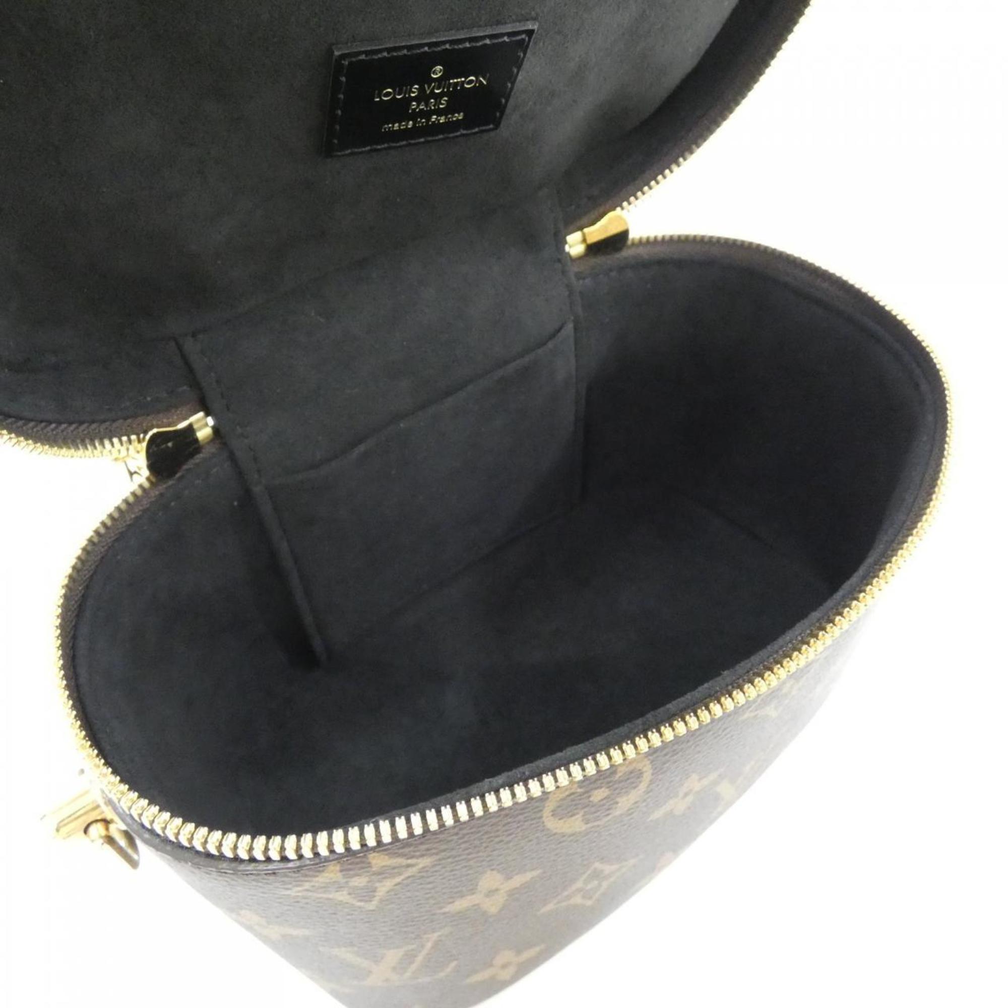 Louis Vuitton Marron Coated Canvas Handbag
