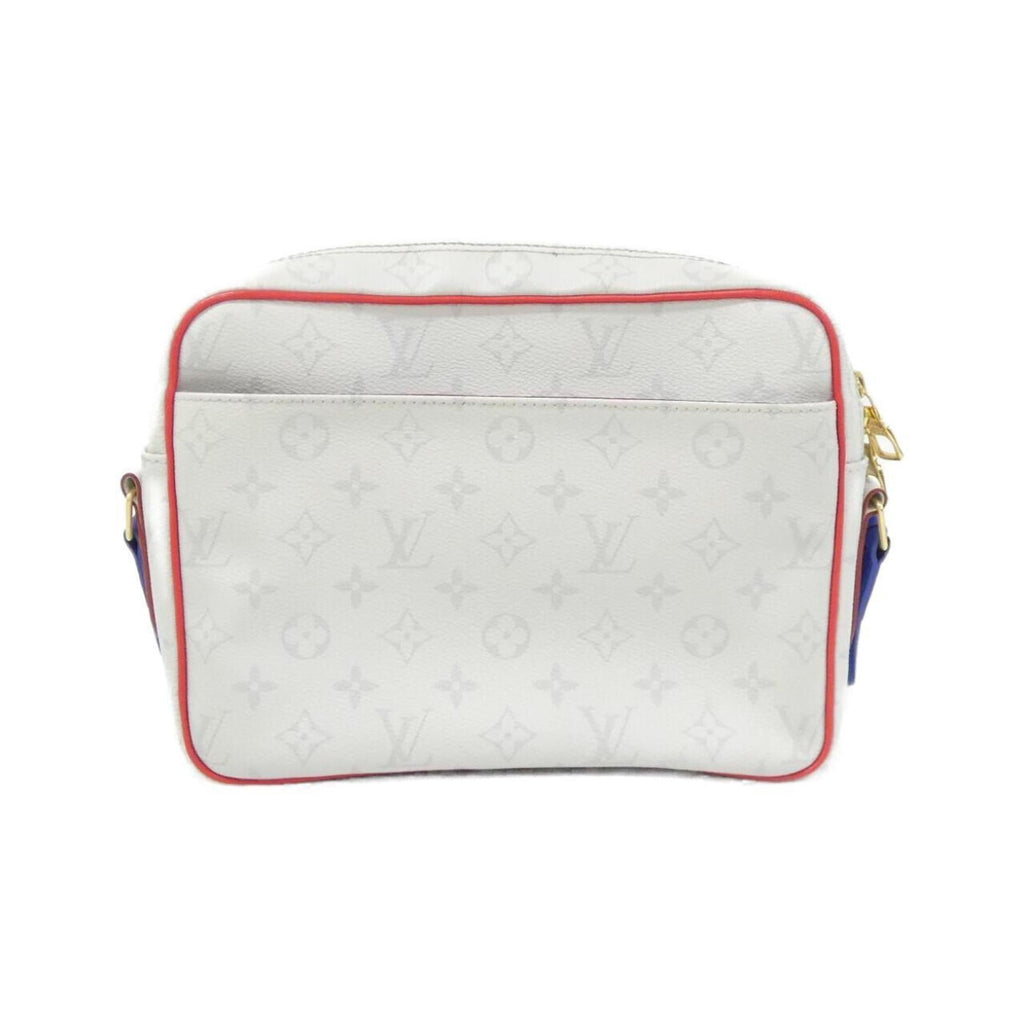 Louis Vuitton Gray Coated Canvas Shoulder Bag