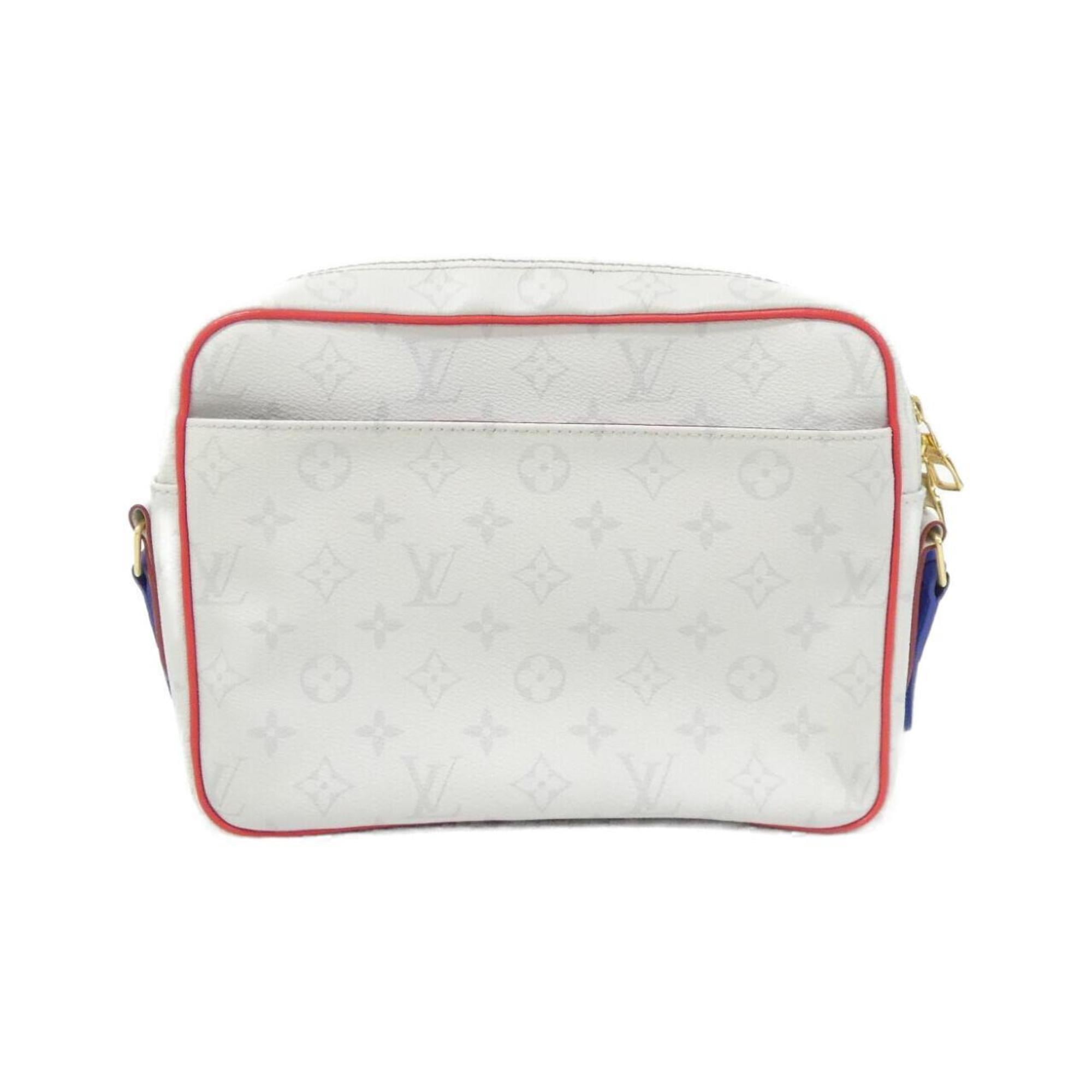 Louis Vuitton Gray Coated Canvas Shoulder Bag