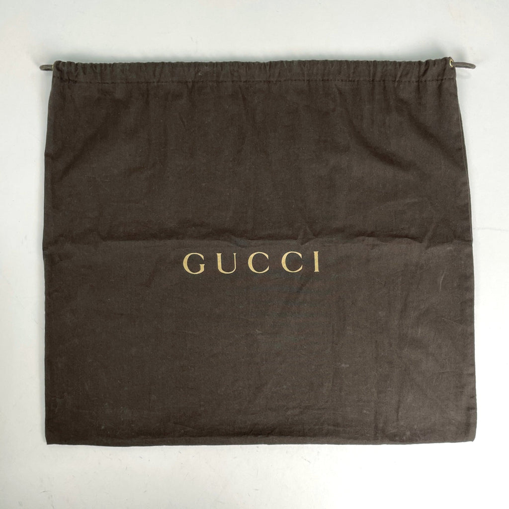 Gucci Bamboo White Leather Shoulder Bag (Pre-Owned)