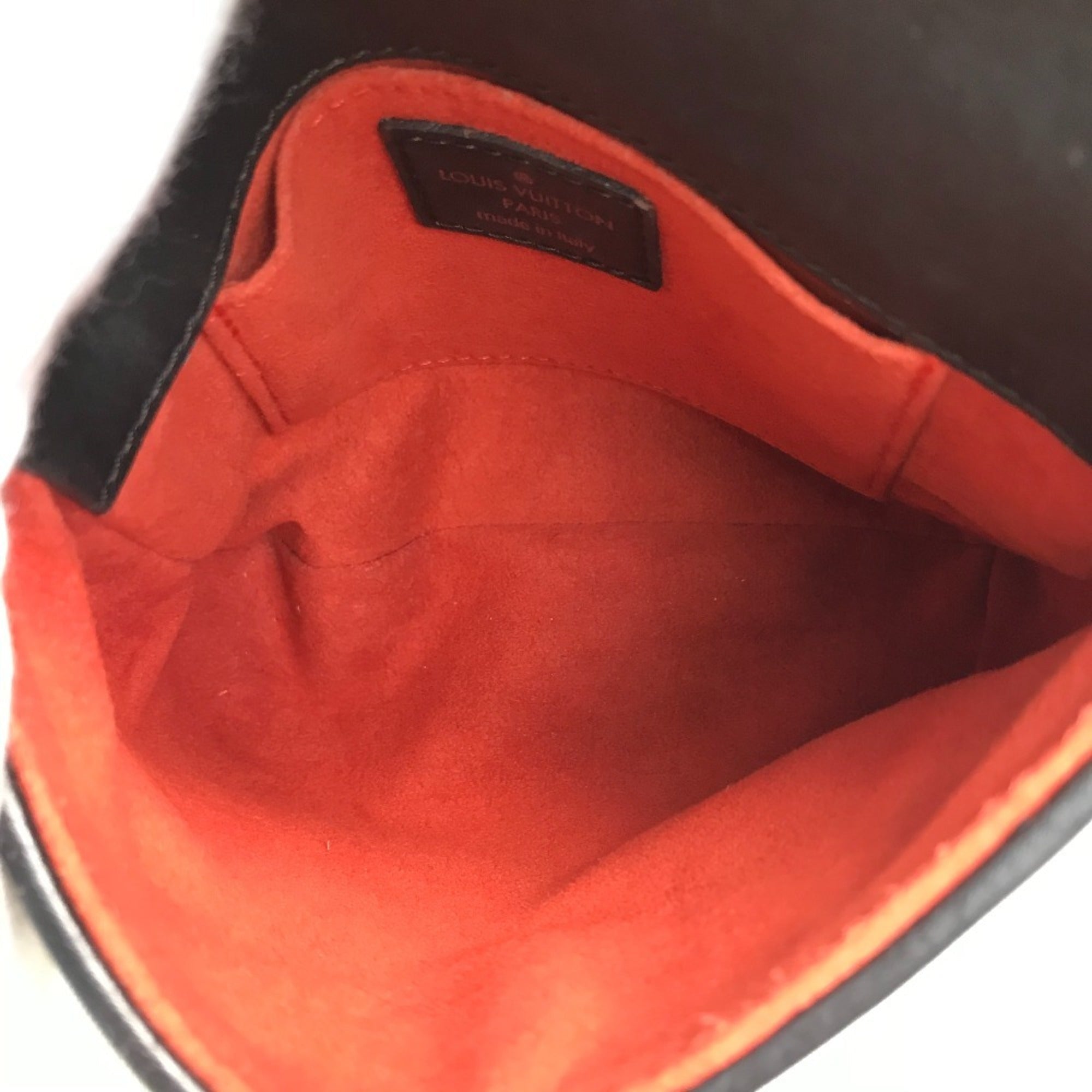 Louis Vuitton Brown Leather Pochette Shoulder Bag